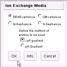 Ion Exchange Dialog